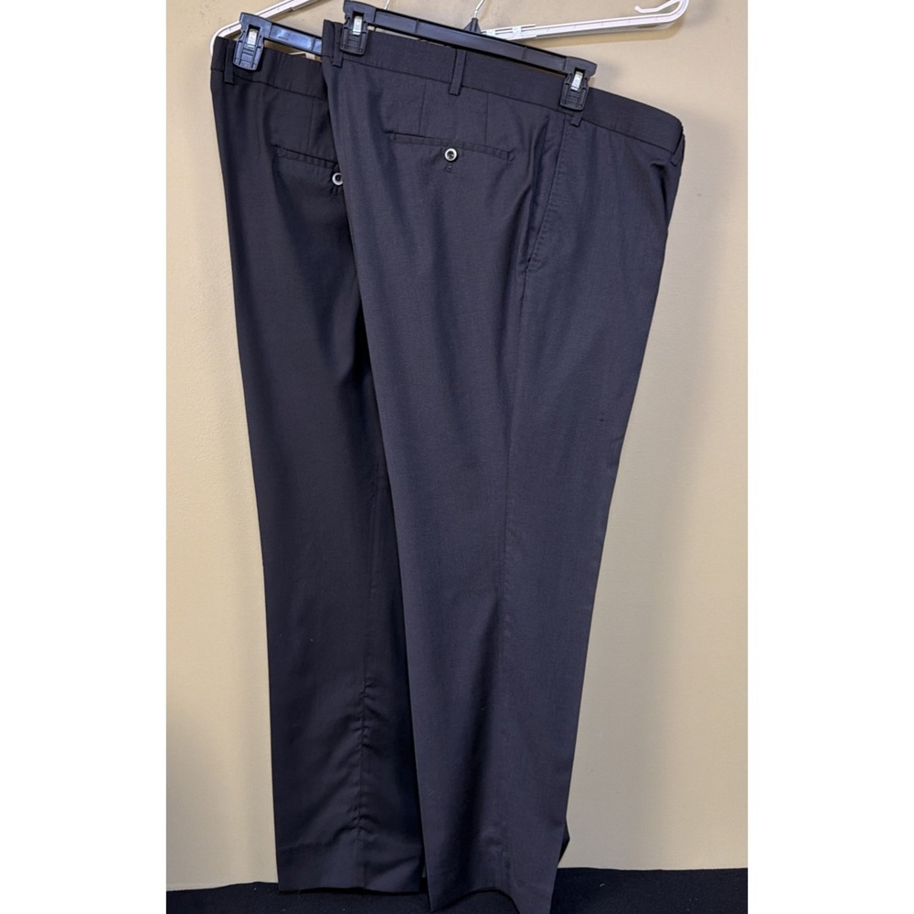 LOT OF 2 Hiltl Dress Pants 44x30 (30) Vaticana Marlane 120s Wool Flat Front